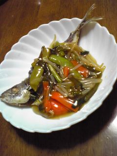 あじのから揚げ♪野菜あんかけ-レシピのメイン写真