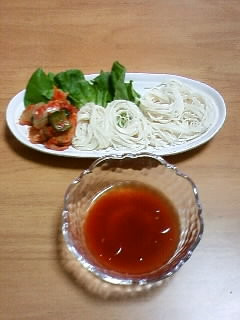 ピリ辛つゆがgood★ウチのそうめん-レシピのメイン写真