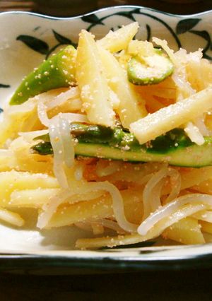 ♪アスパラとジャガイモの明太子炒め♪-レシピのメイン写真