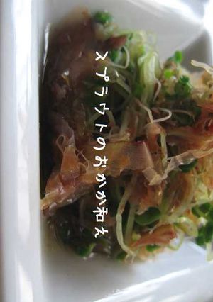 スプラウトのおかか和え-レシピのメイン写真