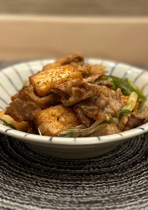 厚揚げと豚バラのオイスター炒め-レシピのメイン写真