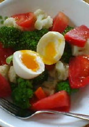 おいしい簡単彩りキレイゆで野菜サラダ-レシピのメイン写真