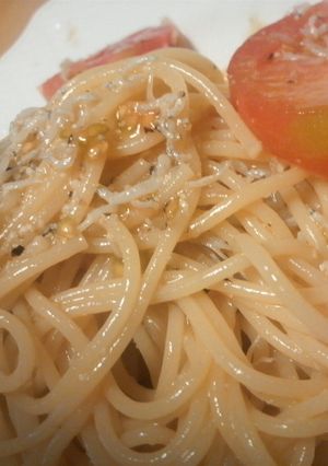 トマトとしらすの冷製パスタ-レシピのメイン写真