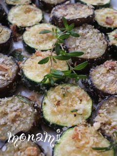 ナスとズッキーニの香草パン粉焼き♪-レシピのメイン写真