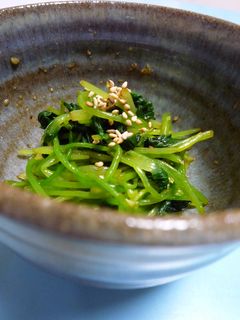 三つ葉の山葵醤油和え-レシピのメイン写真