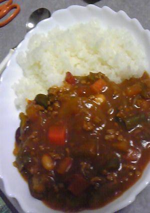 夏野菜たっぷり！トマトのキーマカレー-レシピのメイン写真