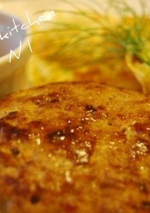 麩入りハンバーグ＆千切りポテトのソテー♪-レシピのメイン写真
