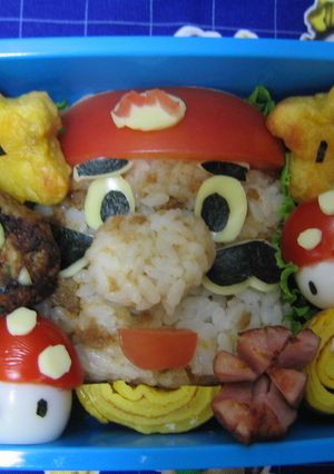 キャラ弁☆スーパーマリオ＆仲間たち☆-レシピのメイン写真