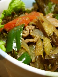 夏野菜de☆スタミナ丼☆ 焼肉のタレで~-レシピのメイン写真