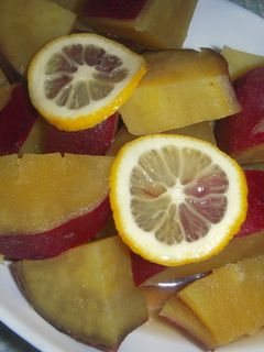 薩摩芋の蜂蜜レモン煮-レシピのメイン写真
