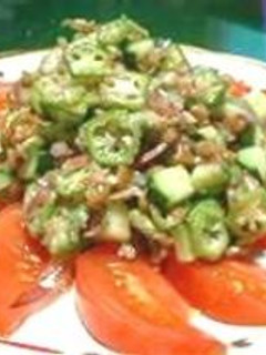 オクラと納豆のネバネバ和え。-レシピのメイン写真