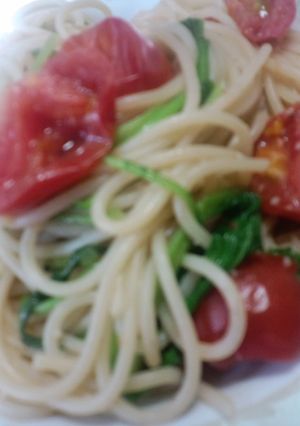 クレソンといかわたのパスタ-レシピのメイン写真