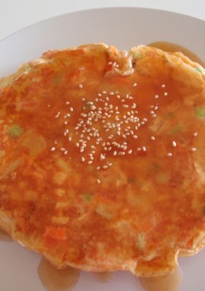 豆乳入り！あんかけオムレツ-レシピのメイン写真