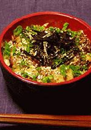 サーディンの水煮缶で即席ぷちDON （丼）!!-レシピのメイン写真