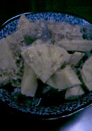 簡単♪たけのこ&コンニャクの煮物-レシピのメイン写真