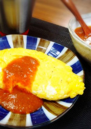 ＊手作りケチャップと美味しいオムレツ＊-レシピのメイン写真