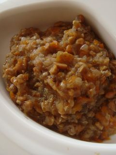 離乳食中期~ ☀ 野菜重ね煮と納豆-レシピのメイン写真