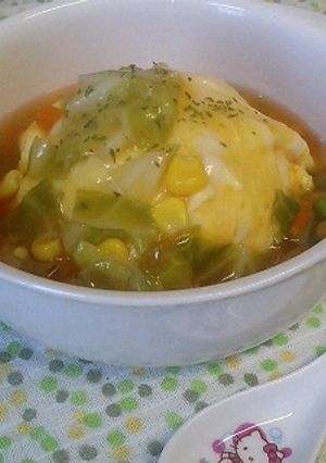 ♡お子様スープオムライス♡-レシピのメイン写真