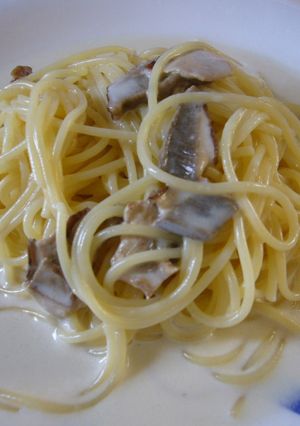 ポルチーニ茸のクリームパスタ-レシピのメイン写真