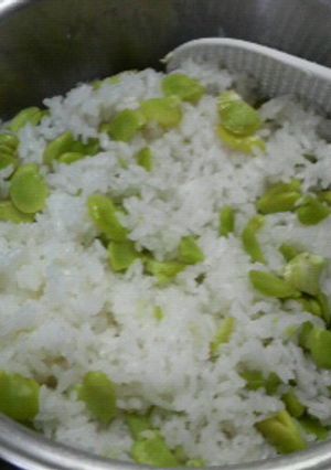 そら豆ごはん♪-レシピのメイン写真