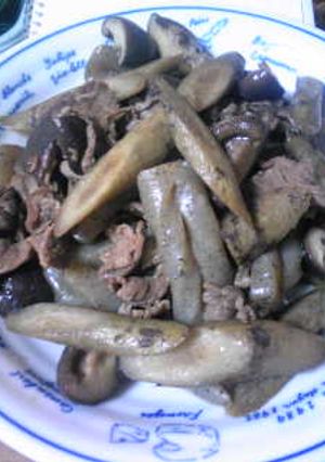 牛肉とゴボウのうま煮-レシピのメイン写真