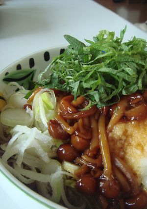 tateなめこおろし冷蕎麦-レシピのメイン写真