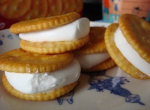 ３０秒でできる！マシュマロリッツサンド☆-レシピのメイン写真