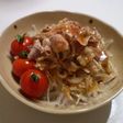 糸寒天de豚しゃぶオニオンサラダ