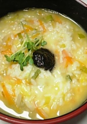 ★野菜たっぷり♪海苔生姜風味雑炊★-レシピのメイン写真