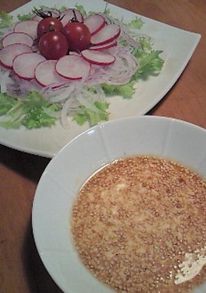 ごまマヨドレッシング-レシピのメイン写真