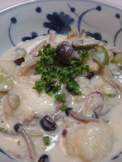 おからニョッキwithそら豆クリーム煮-レシピのメイン写真