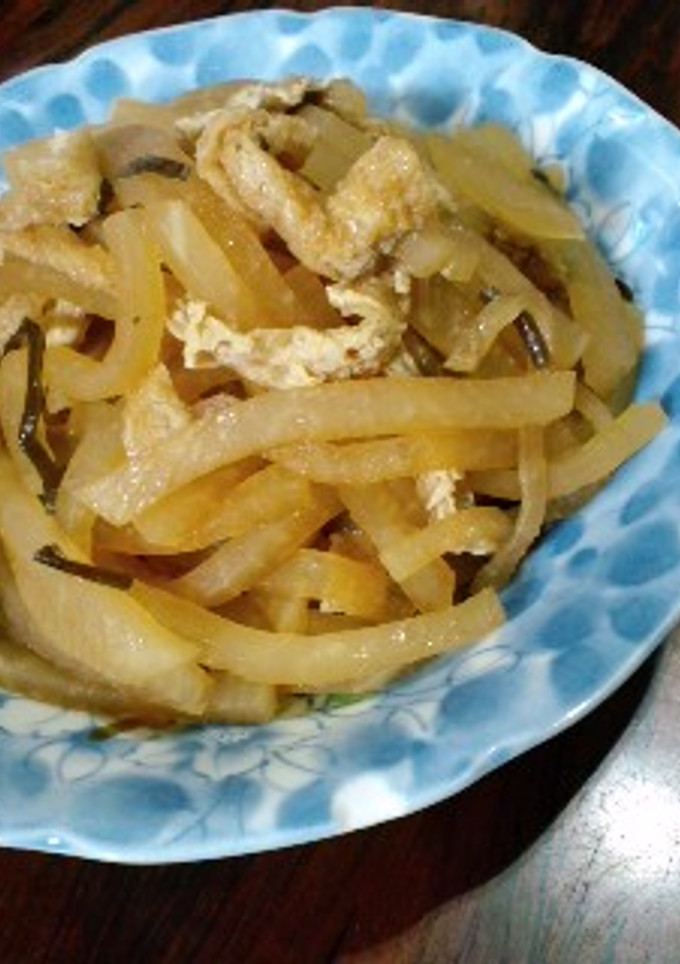 母の味♪大根と油揚げの煮物-レシピのメイン写真