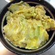 さっぱりキャベツカツ丼♪