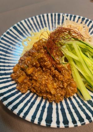 冷やし中華のタレでジャージャー麺-レシピのメイン写真