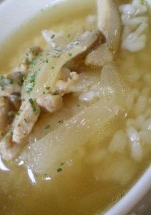 ご飯で？スープで？チキンの旨みスープ☆-レシピのメイン写真