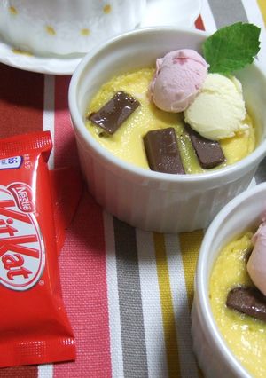 キットカットでオレンジ風味プリン?-レシピのメイン写真