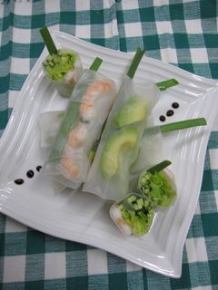 野菜たっぷりアジアン生春巻き-レシピのメイン写真