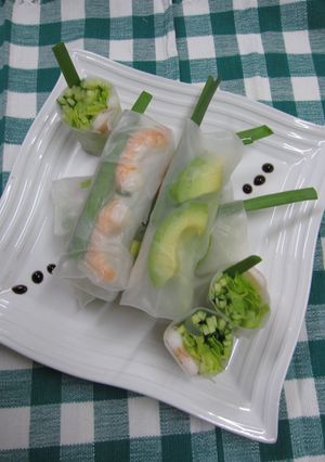 野菜たっぷりアジアン生春巻き-レシピのメイン写真