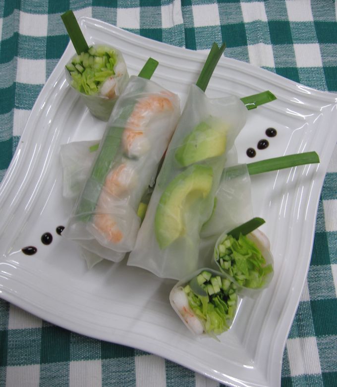 野菜たっぷりアジアン生春巻き-レシピのメイン写真