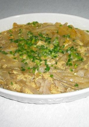 新ごぼうと豚肉の柳川風-レシピのメイン写真