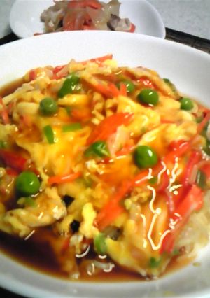 ~焼きそばde天津麺☆~-レシピのメイン写真