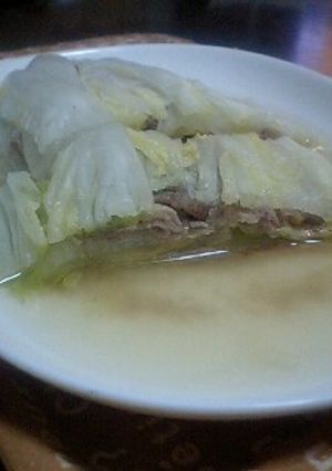 白菜と豚肉のミルフィーユ（重ね蒸し）-レシピのメイン写真