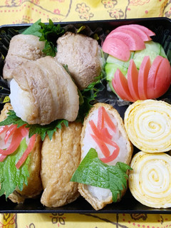 425よっちゃんお稲荷と豚肉巻き弁当-レシピのメイン写真