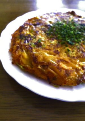 ＊お豆腐で☆キムキャべもちふわお焼き＊-レシピのメイン写真
