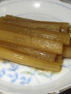 春の味覚! ふきの煮物-レシピのメイン写真