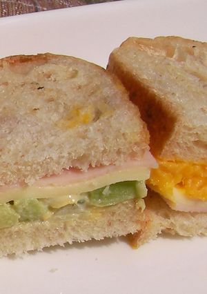 そら豆＆かぼちゃのペーストでサンドイッチ-レシピのメイン写真