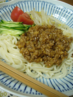 冷やし肉みそうどん-レシピのメイン写真