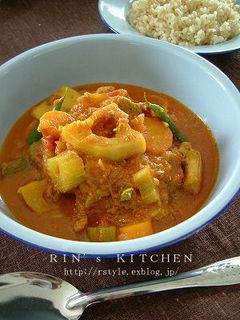 たっぷり野菜とチキンのインドカレー☆-レシピのメイン写真