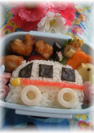 キャラ弁✿簡単♪救急車-レシピのメイン写真