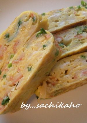 ♪お弁当に☆カニ玉風中華卵焼き-レシピのメイン写真